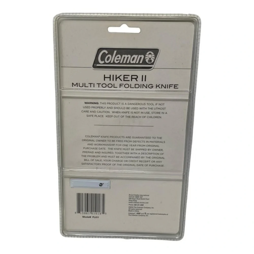 Coleman Hiker II Multitool‎ Folding Knife Stainless Steel Rust Resistance NEW